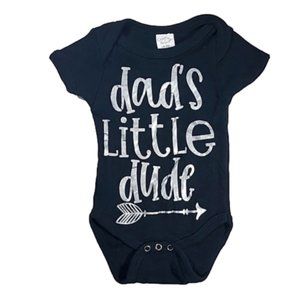 *5 for $20* Black 3-6 month onesie